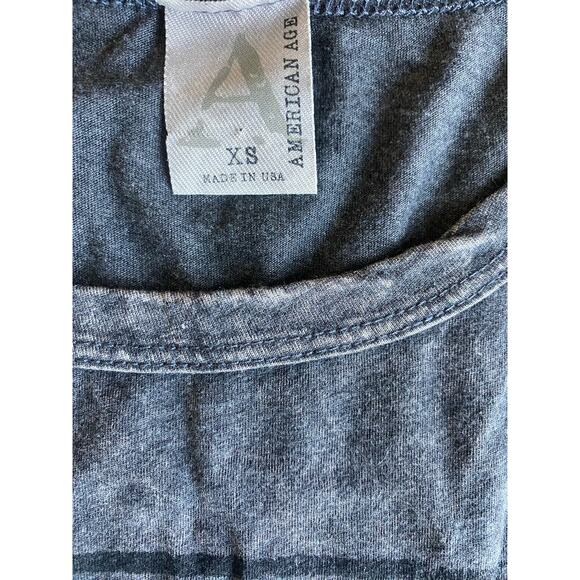 American Age Graphic Tank XS Stressed Well Dressed Coffee Obsessed Quote Top Fun - Picture 6 of 7